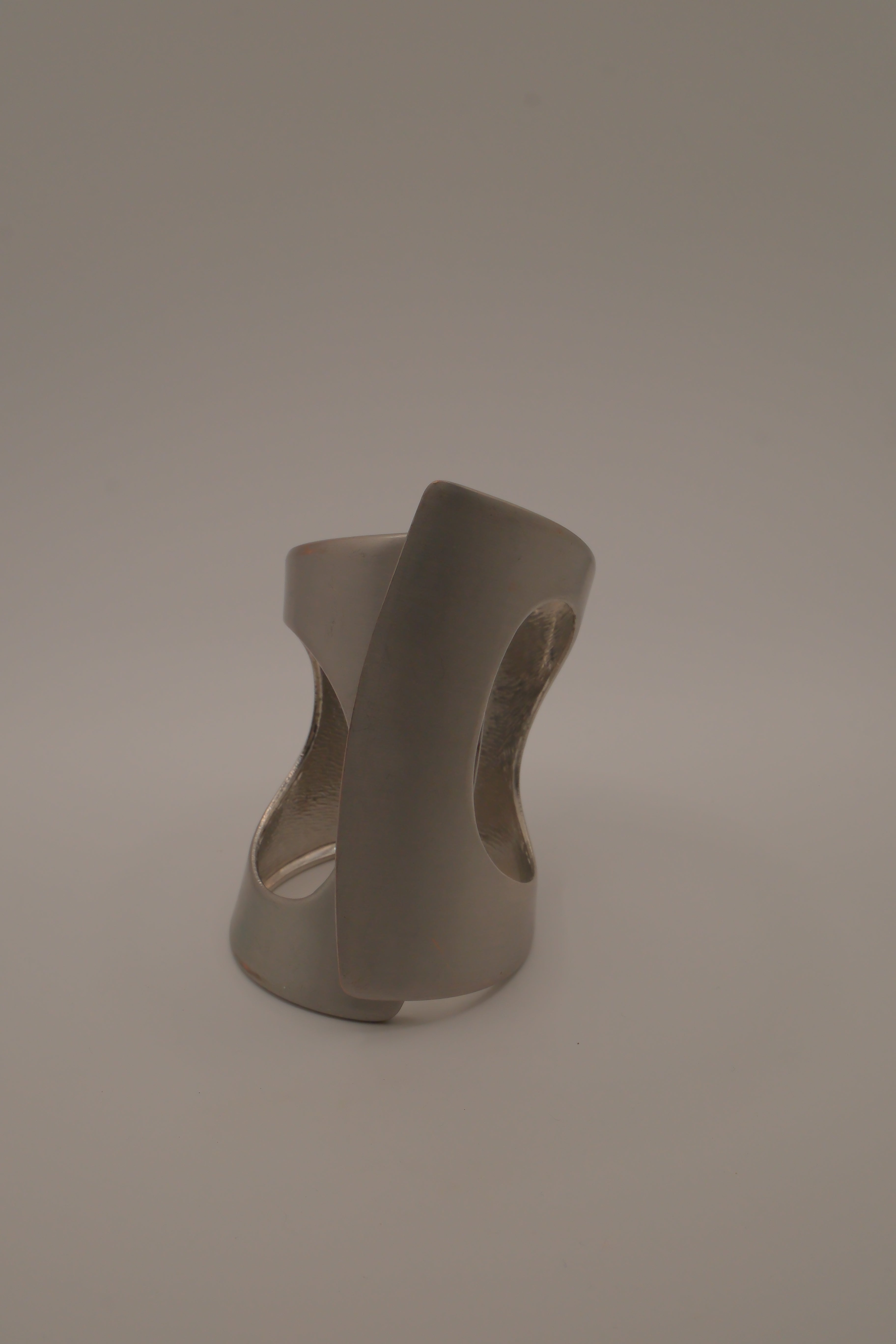 Large Sculptural Cutout Cuff Bracelet