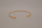 Avon minimalist gold-tone open cuff bracelet