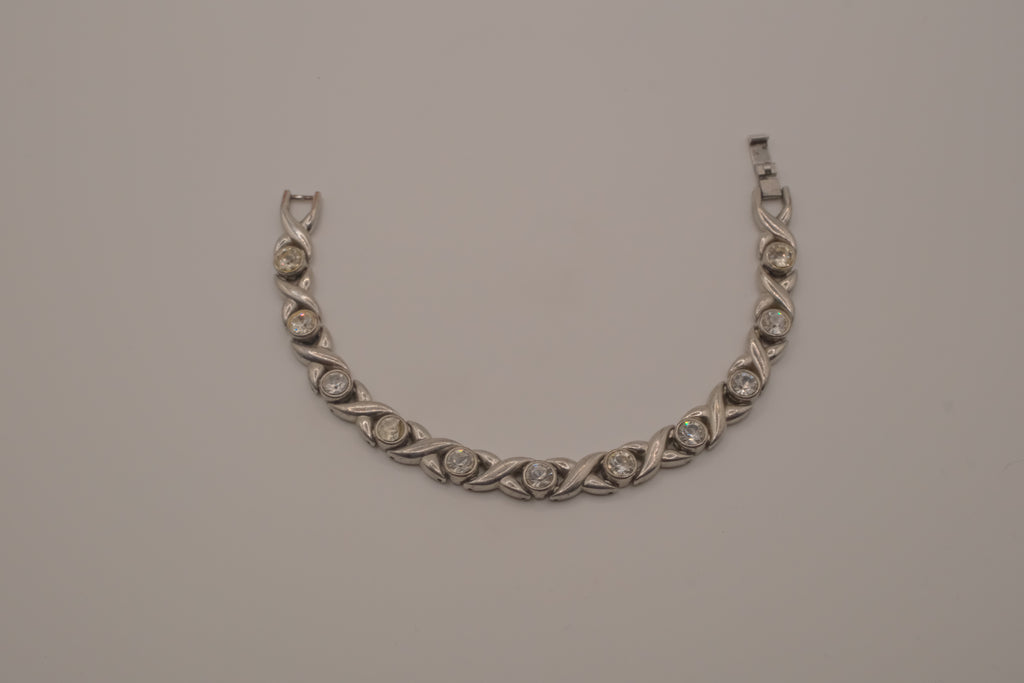 XOXO tennis link bracelet
