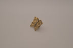 Antique gold butterfly bag pin