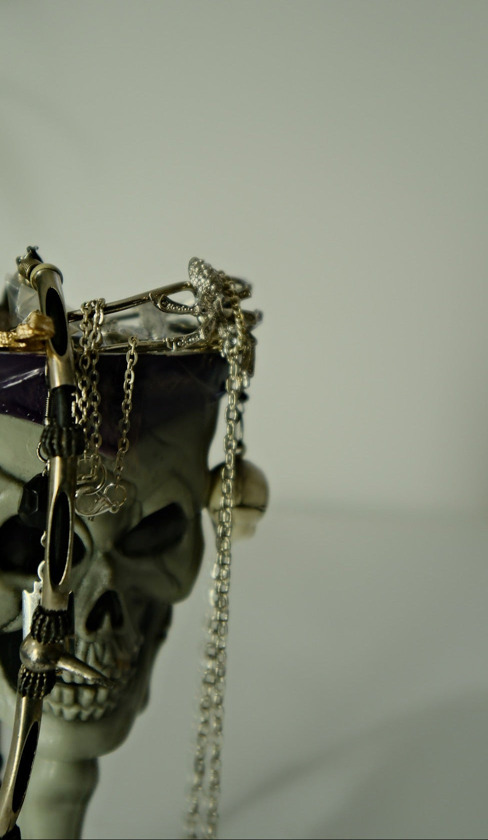 Gothic Skull Jar
