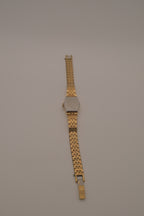 Vintage Seiko women's gold-tone cocktail dress watch