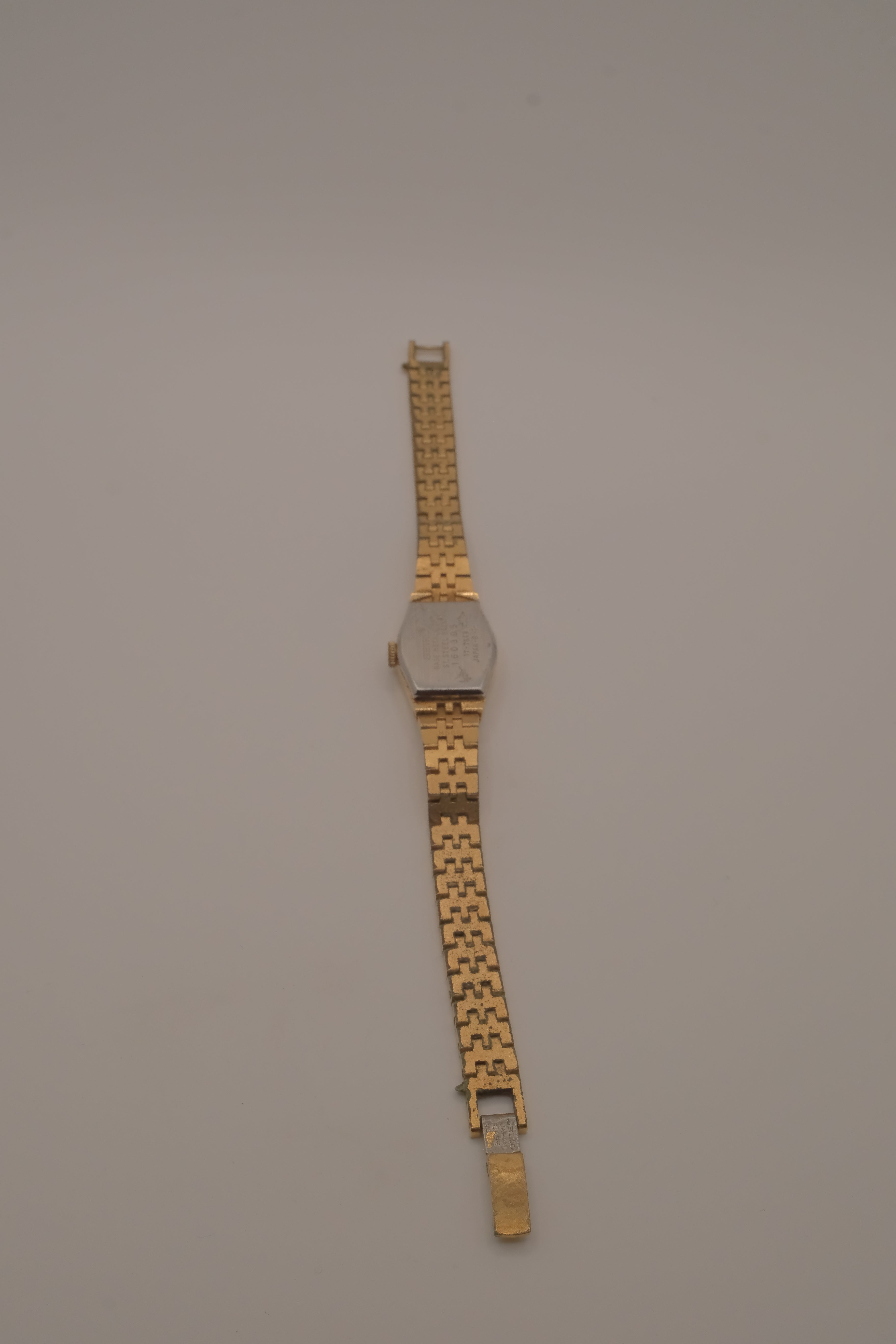 Vintage Seiko women's gold-tone cocktail dress watch