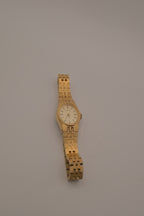 Vintage Seiko women's gold-tone cocktail dress watch
