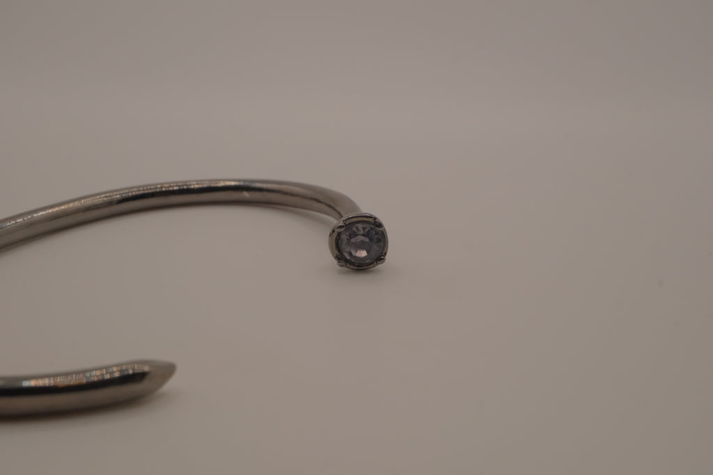 Nail cuff torque bracelet
