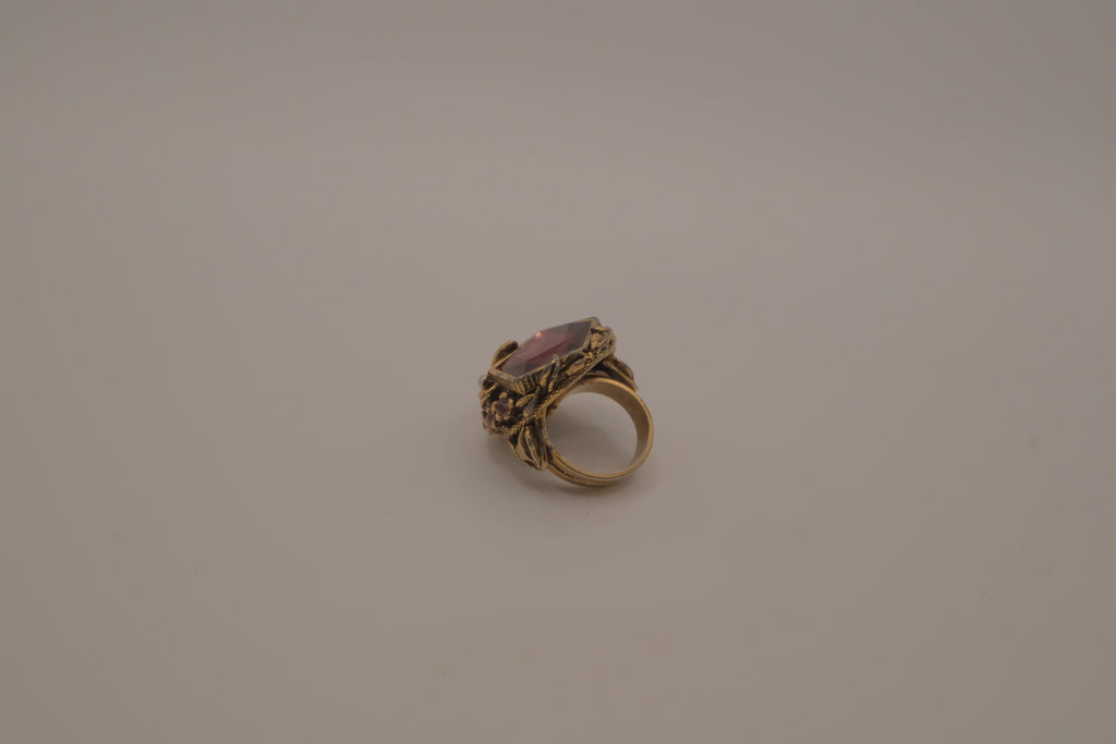 Vintage ornate statement cocktail ring