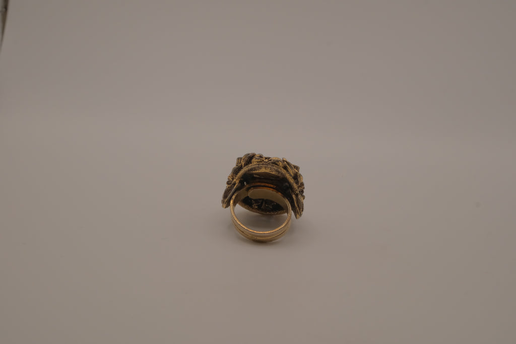 Vintage ornate statement cocktail ring