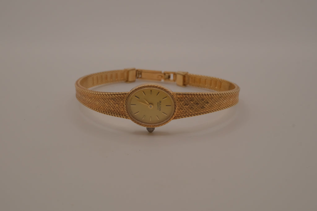 Vintage Bulova Quartz women's dress watch