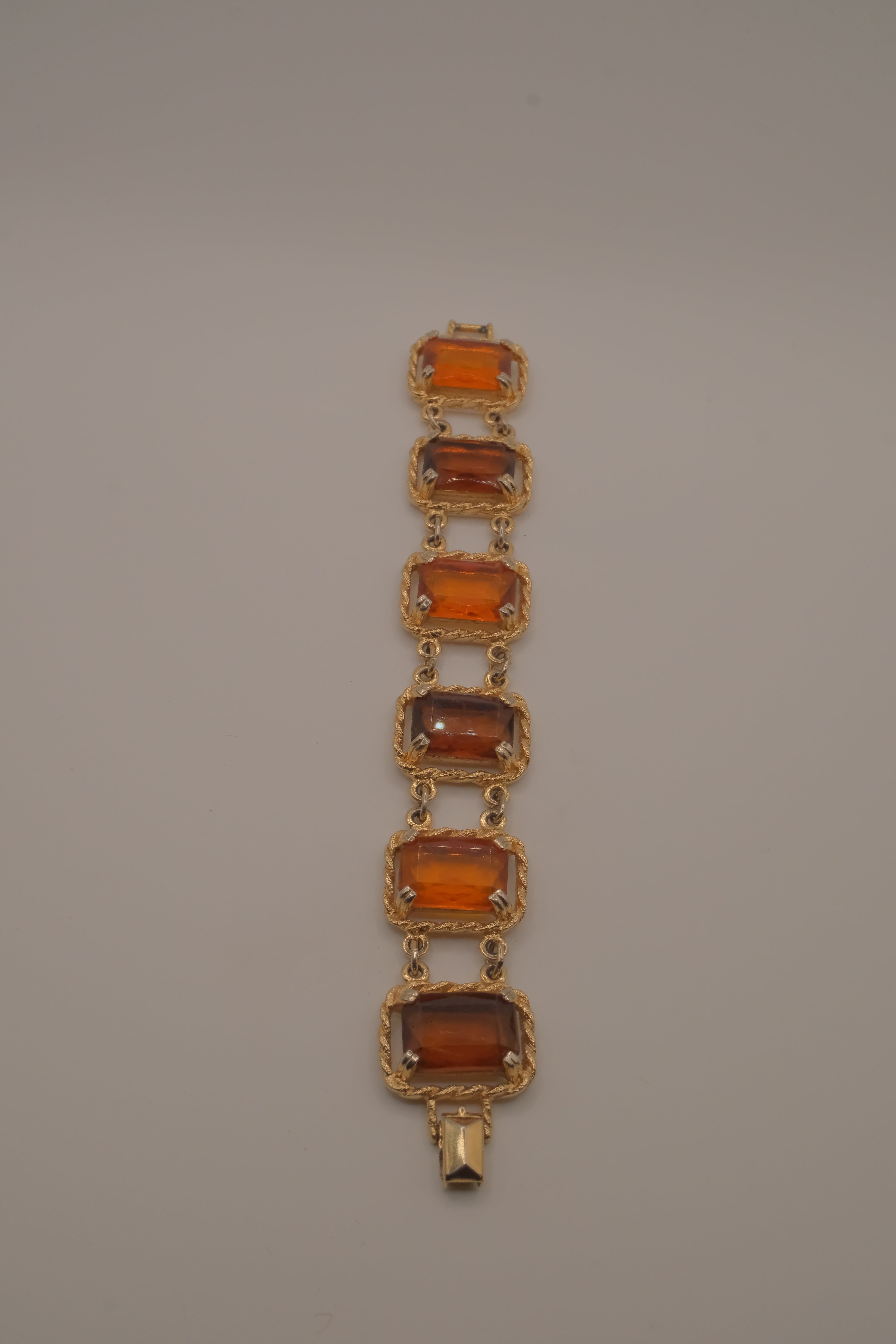 Vintage 1970 Sarah Coventry "Wild Honey" bracelet