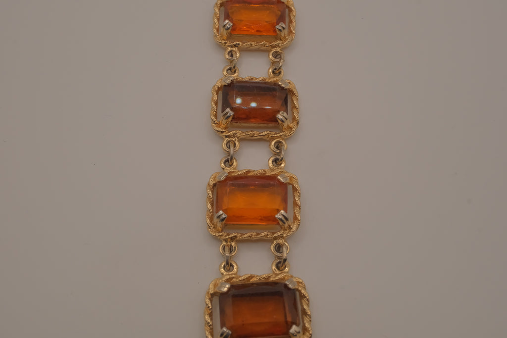 Vintage 1970 Sarah Coventry "Wild Honey" bracelet