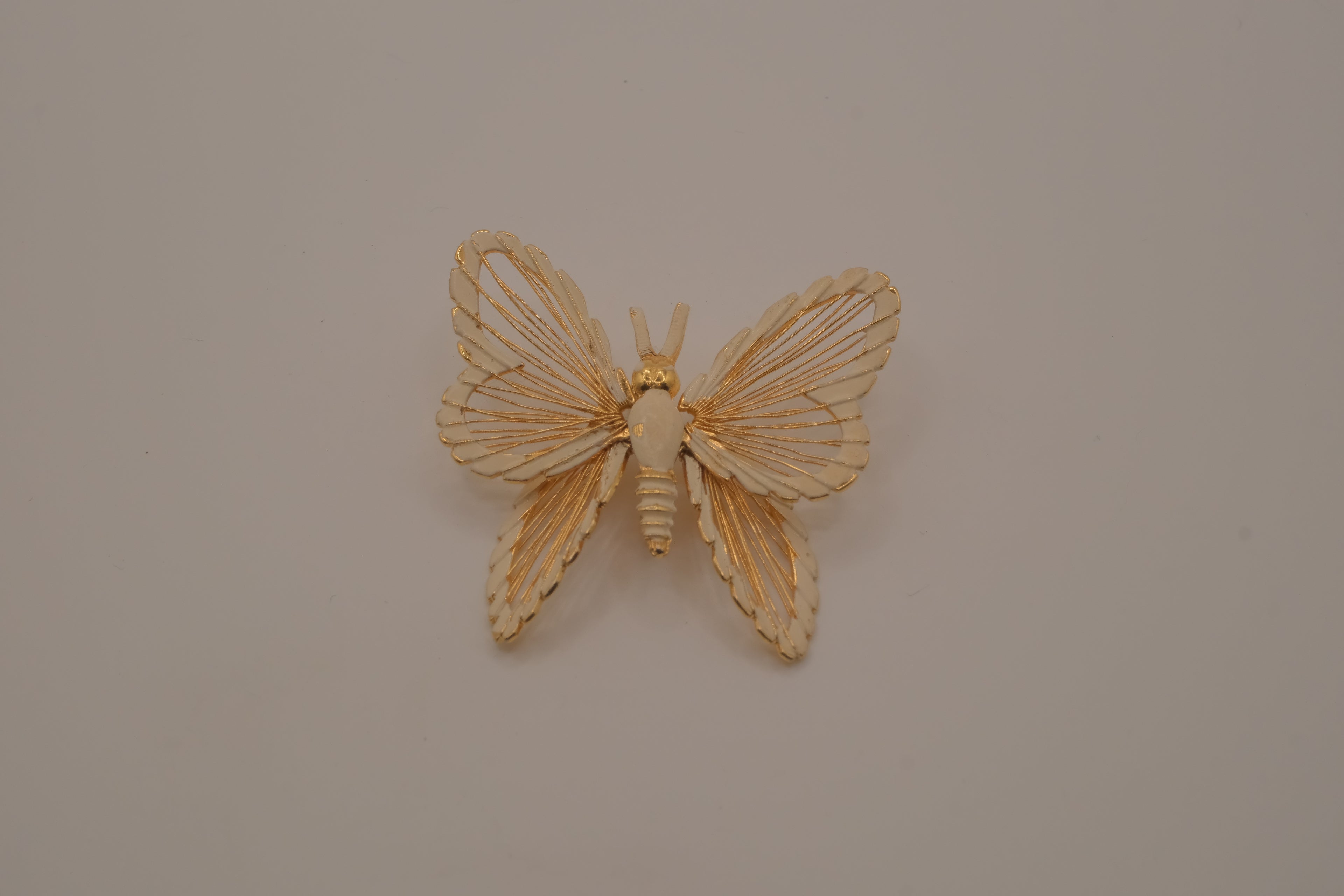 Vintage Monet butterfly brooch