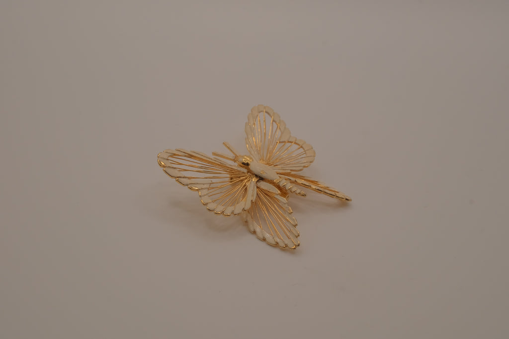 Vintage Monet butterfly brooch