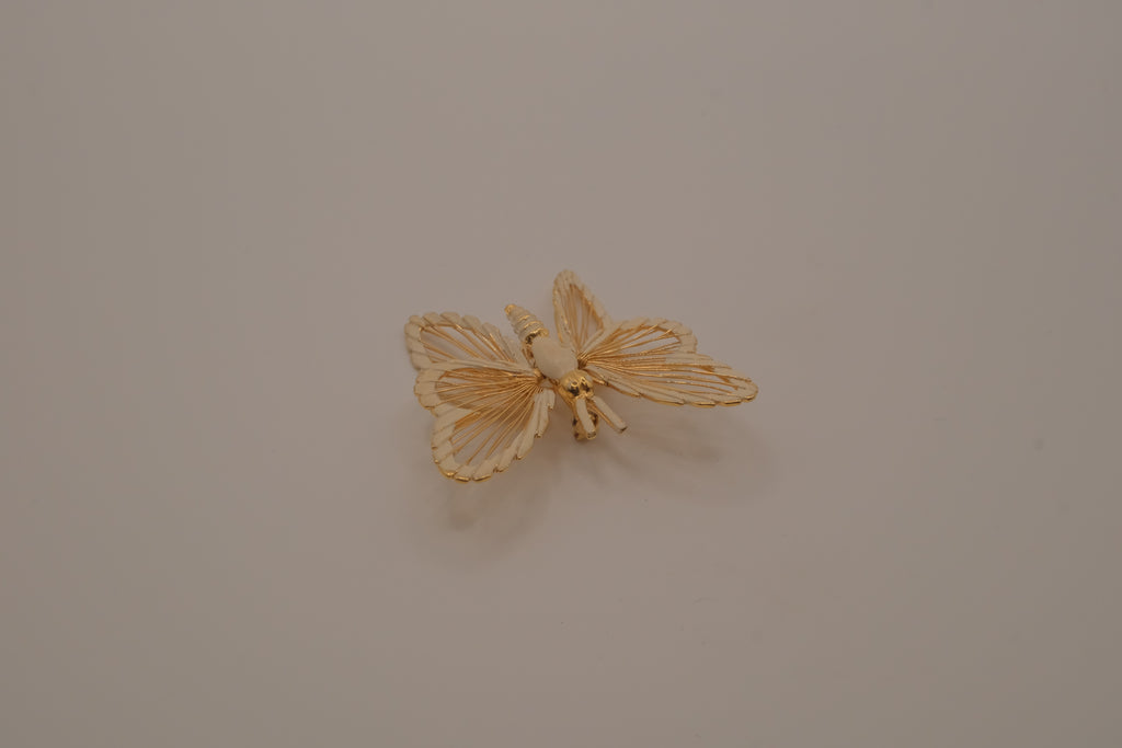 Vintage Monet butterfly brooch