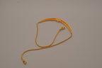 Vintage gold-toned rigid center necklace