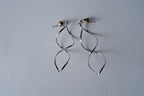 Vintage twisted dangle earrings