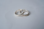 Vintage etched hoops