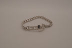 Vintage Avon silver-tone belt buckle chain bracelet
