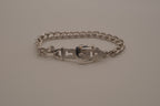 Vintage Avon silver-tone belt buckle chain bracelet