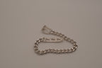 Vintage Avon silver-tone belt buckle chain bracelet