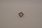 Sterling silver Oval Opal ring