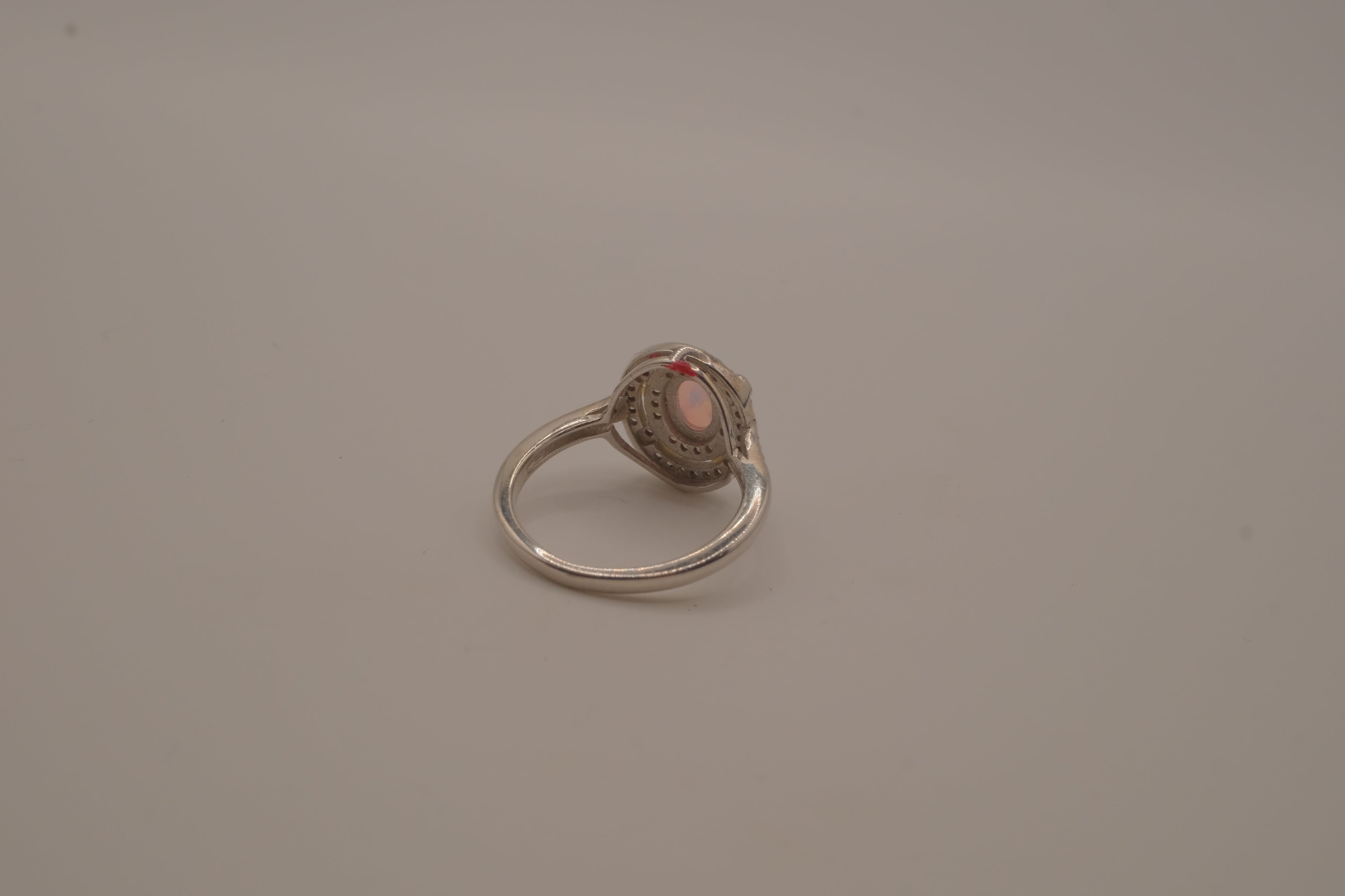 Sterling silver Oval Opal ring