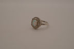 Sterling silver Oval Opal ring