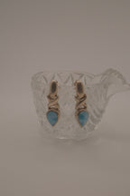 Vintage Larimar drop earrings