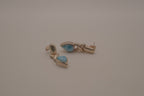 Vintage Larimar drop earrings
