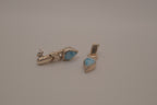 Vintage Larimar drop earrings