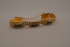 Vintage Damascene link bracelet