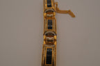 Vintage Damascene link bracelet