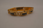Vintage Damascene link bracelet