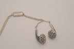 Novelty headphone or earbud-shaped pendant necklace