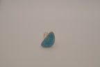 Sterling silver Large freeform Larimar ring