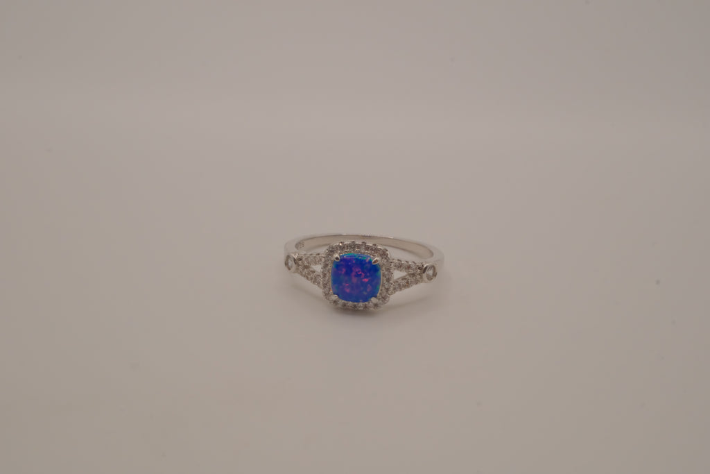 Sterling silver Blue Opal &nbsp;ring