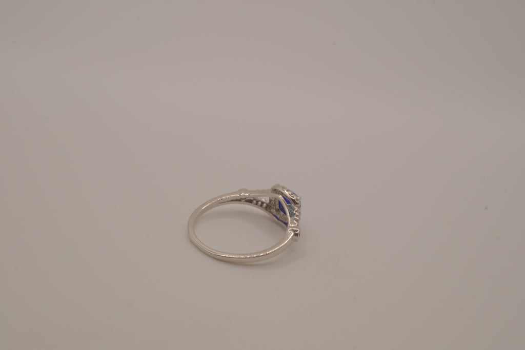 Sterling silver Blue Opal &nbsp;ring