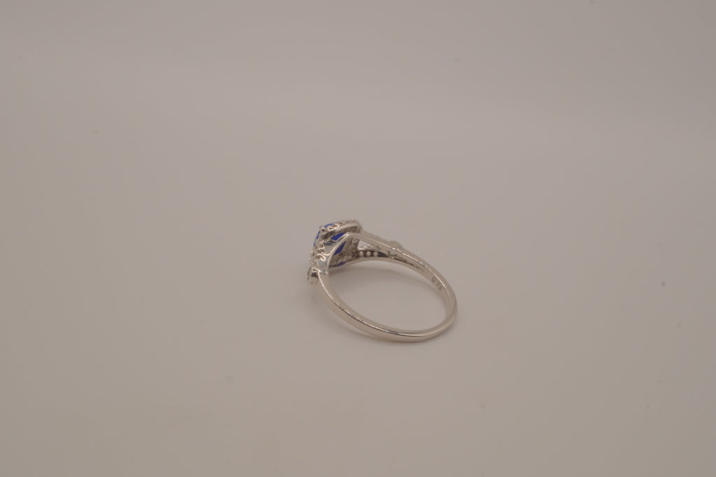 Sterling silver Blue Opal &nbsp;ring