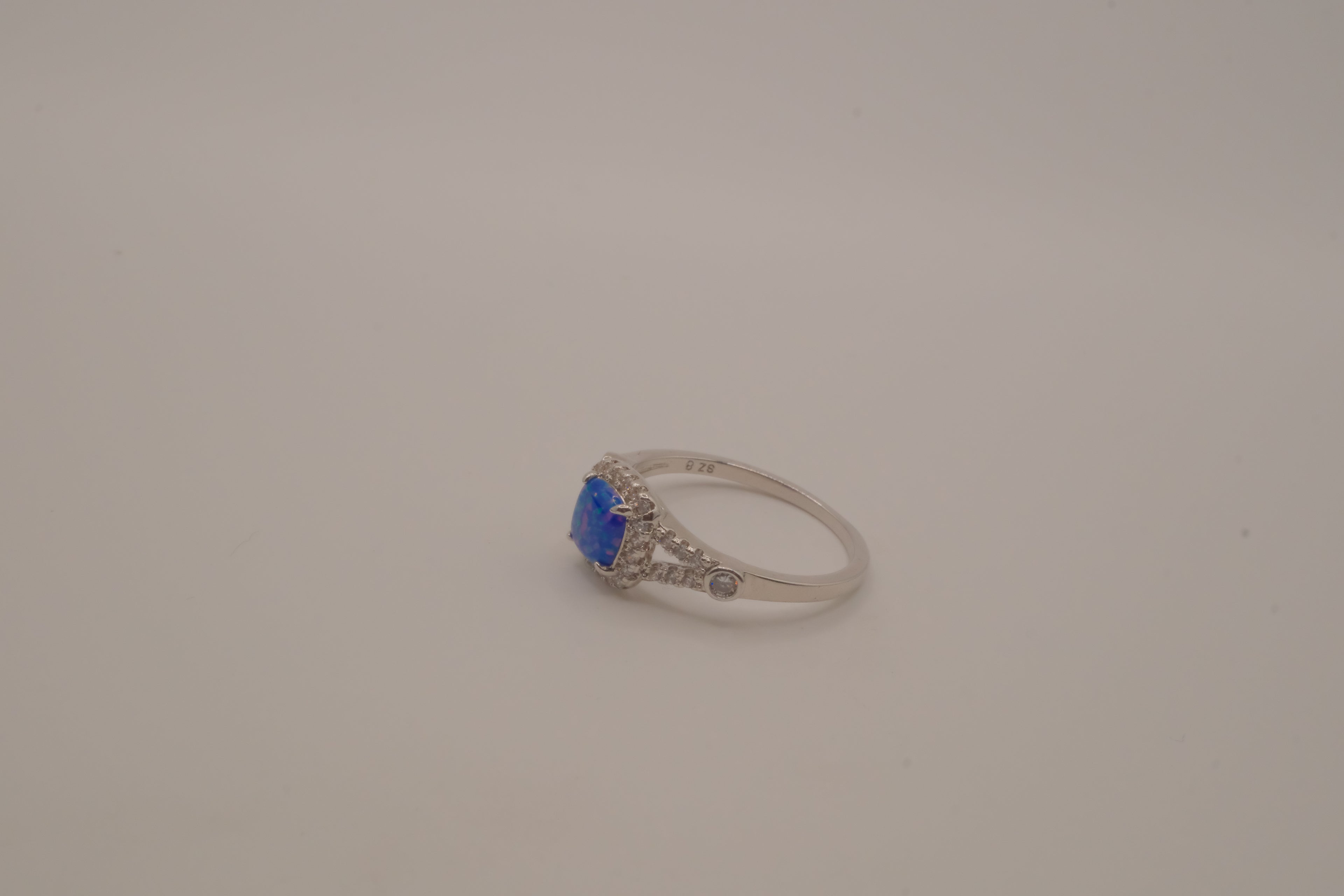 Sterling silver Blue Opal &nbsp;ring