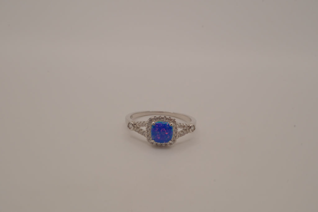 Sterling silver Blue Opal &nbsp;ring