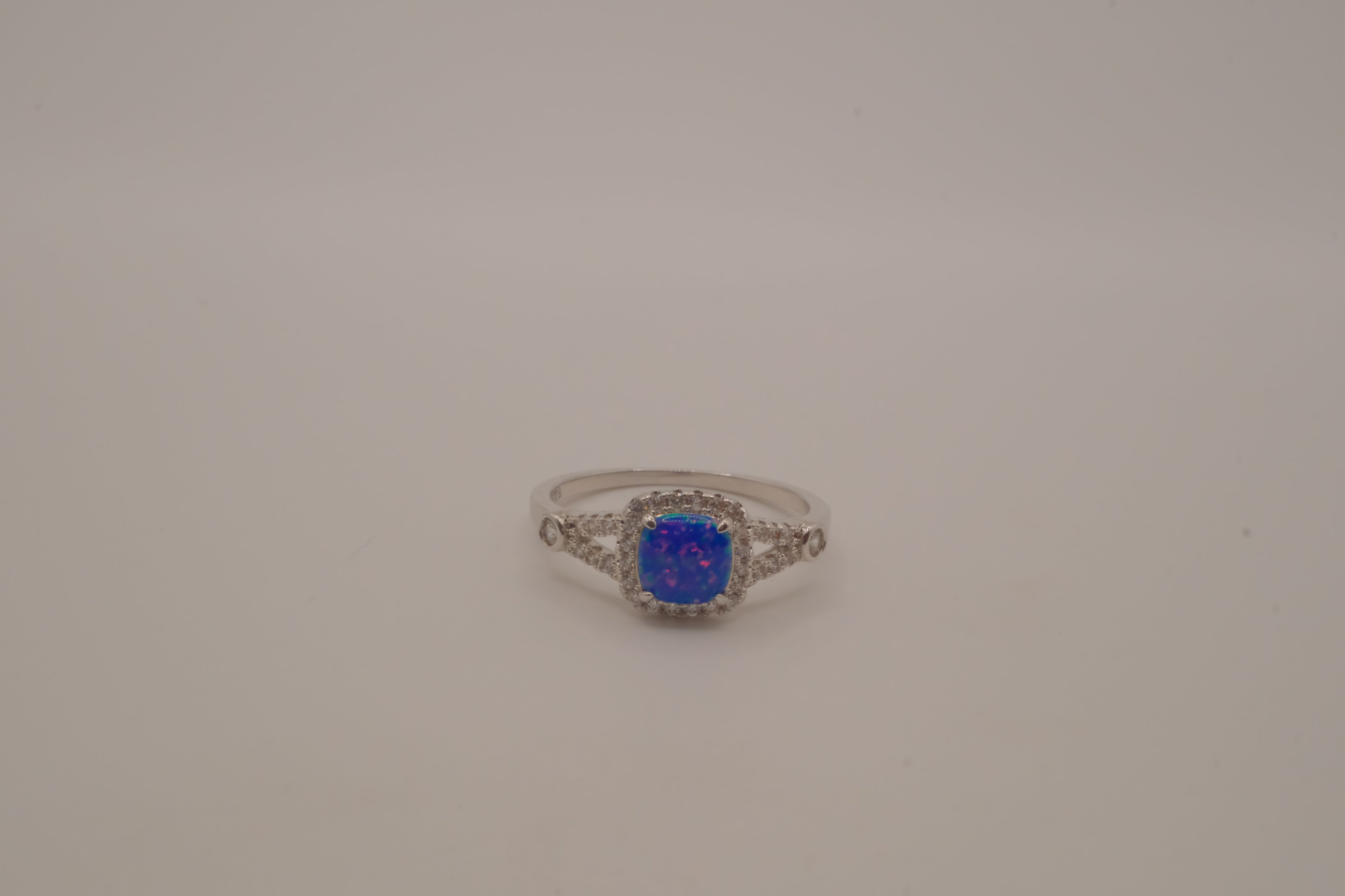 Sterling silver Blue Opal &nbsp;ring