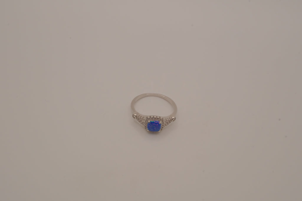 Sterling silver Blue Opal &nbsp;ring