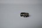 Fire Pattern Sterling Silver Ring