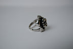 Vintage Sterling Silver Rose Statement Ring&nbsp;