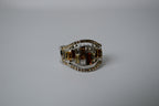 Vintage Amber Stretchy Ring