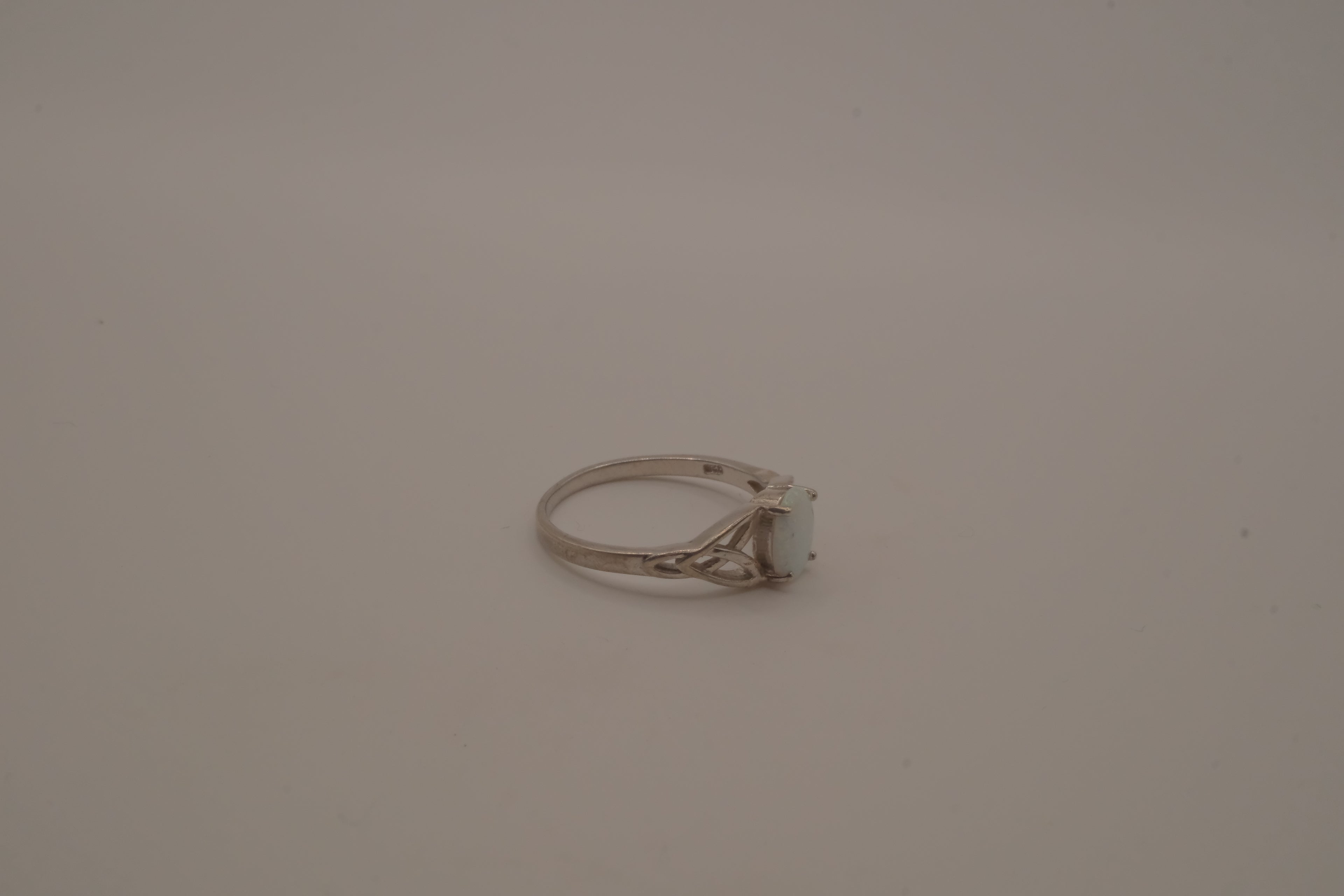 Sterling silver Celtic knot ring