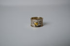 Vintage Hammered Sterling Silver Heart Ring&nbsp;  925 Sterling Silver