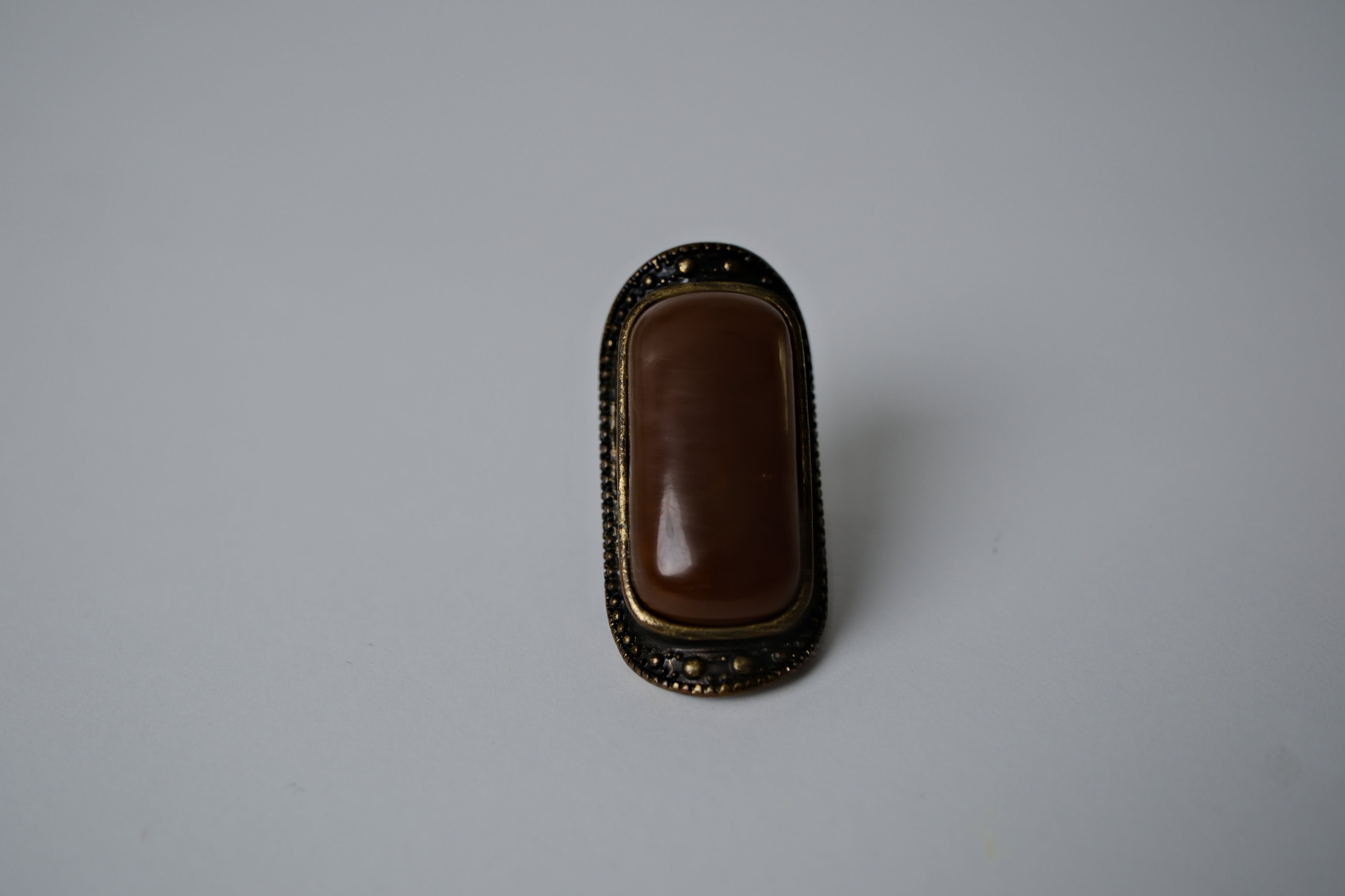 Vintage Chunky Bronze Ring
