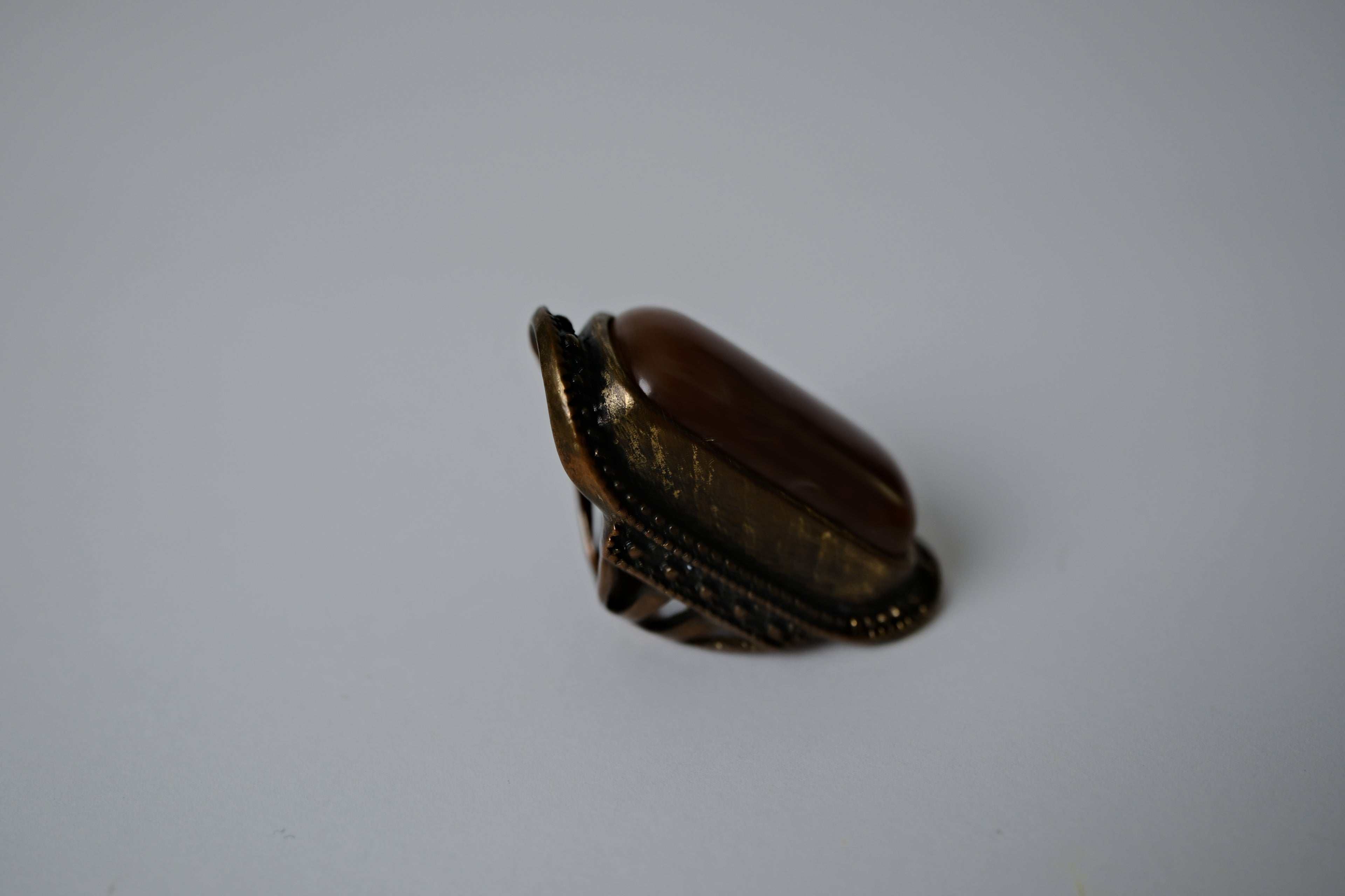 Vintage Chunky Bronze Ring