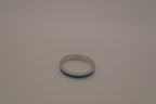 Blue Fire Opal Inlay Full Eternity Band Ring