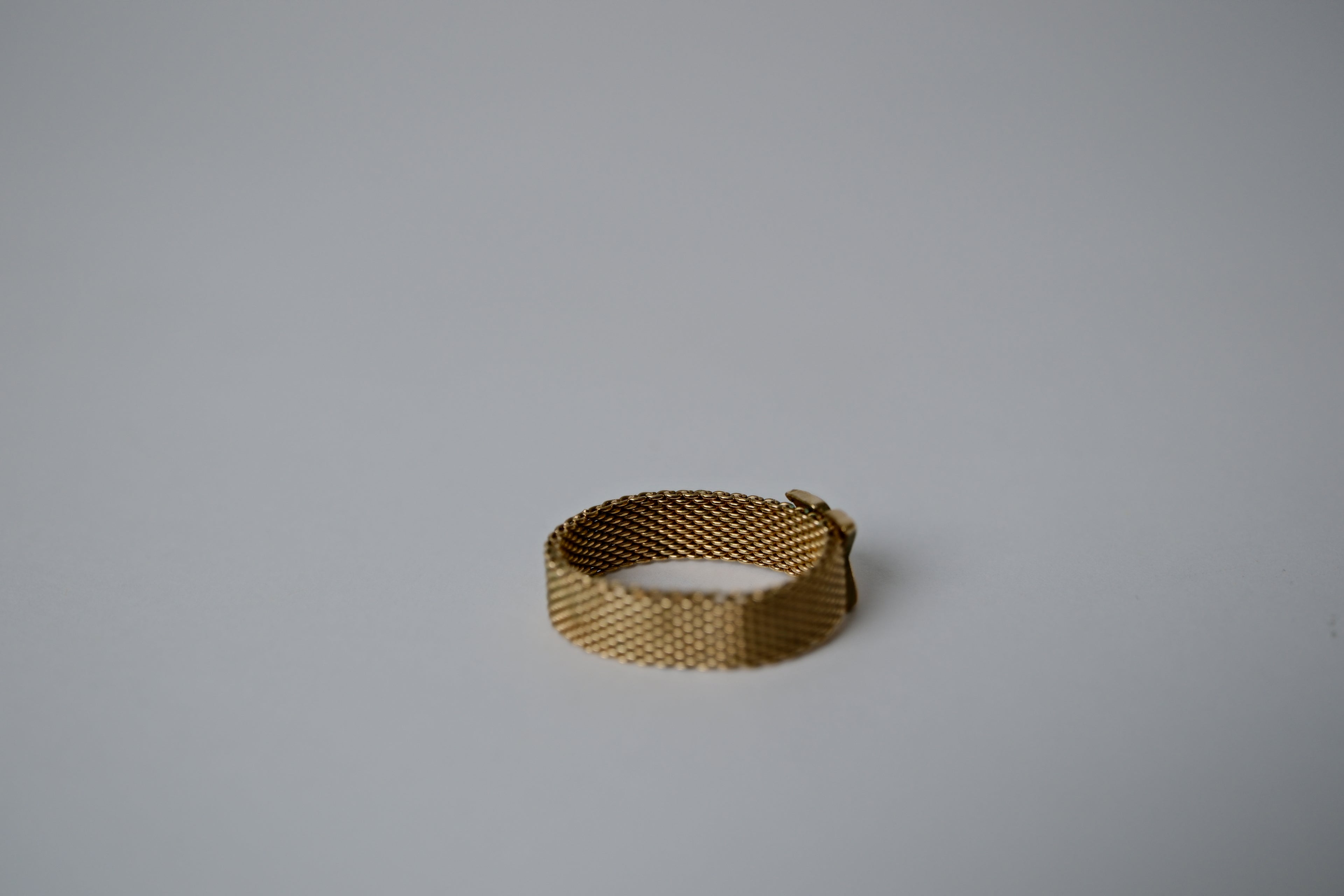 Vintage Avon Gold-tone Mesh Ring